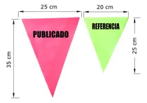Comprar Banderines Grandes De Friselina 80gr X 10mts Multicolor