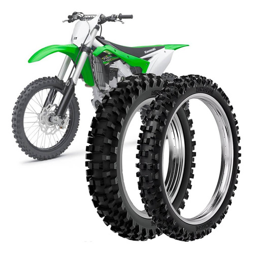2 Pneu Moto Crf 250 Rinaldi 100/90-19 57m 80/100-21 51m Rw33