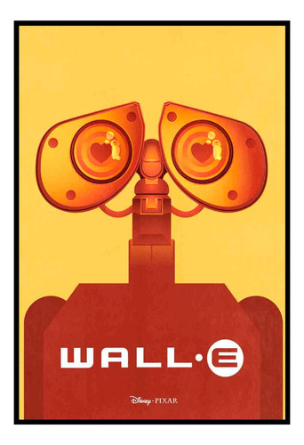 Cuadro Premium Poster 33x48cm Wall-e