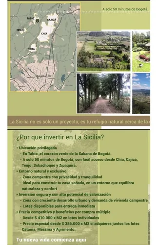 Vendemos Lotes A 2 Kms De Tabio, Vereda Lourdes, Cerca A Bogotá