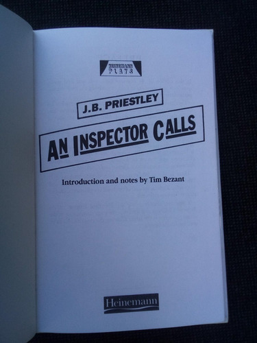 Imagen 2 de 2 de An Inspector Calls J B Priestley