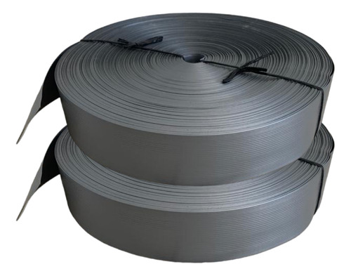 Cinta Rompevientos Plastica Malla Ciclonica Rollo De 20 M2 Ancho 6.3 Cm Color Plateado