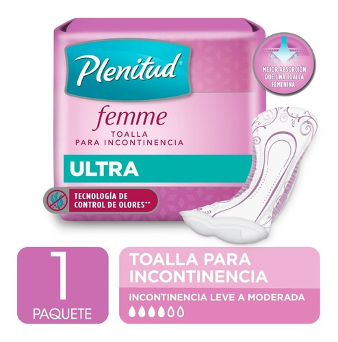 Plenitud Toalla Ultra Femme X 20