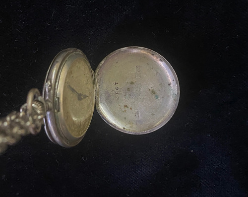 Reloj Antiguo De Bolsillo 1917 Antigüedad Joyería Relojería (Usado)