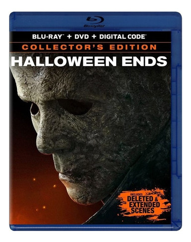 Halloween Ends 2022 Jamie Lee Curtis Pelicula Blu-ray + Dvd