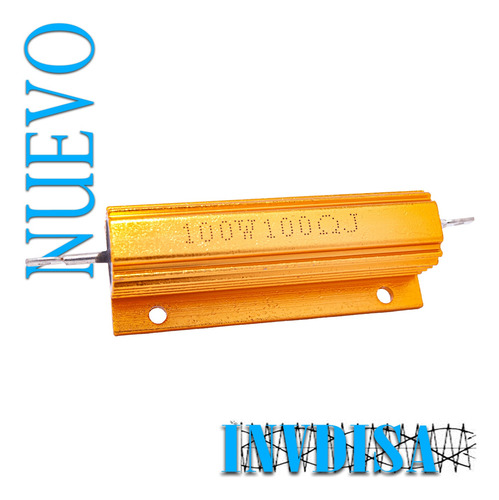 Resistencia Shunt 100 Ohm 100w Metalica Potencia - N U E V O