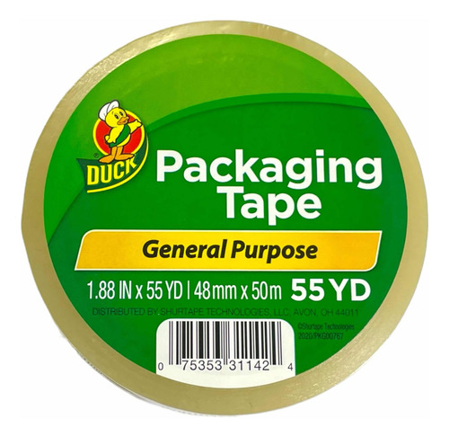 Cinta Para Empaque Duck Pro Packing Tape Premium 48mm X 50m