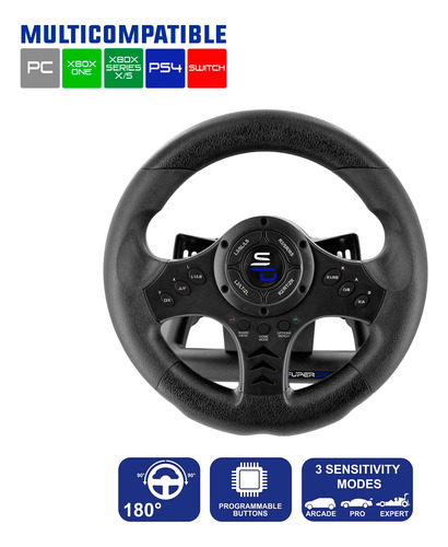 Volante De Corrida Subsonic Superdrive Sv450 Xbox/ps/pc