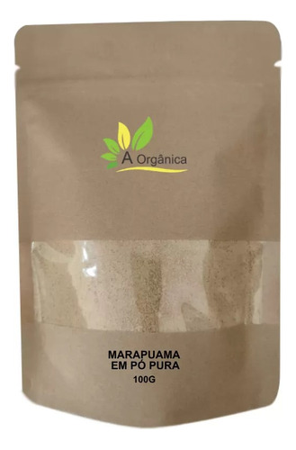 Marapuama Em Pó Pura 100g Sabor Natural