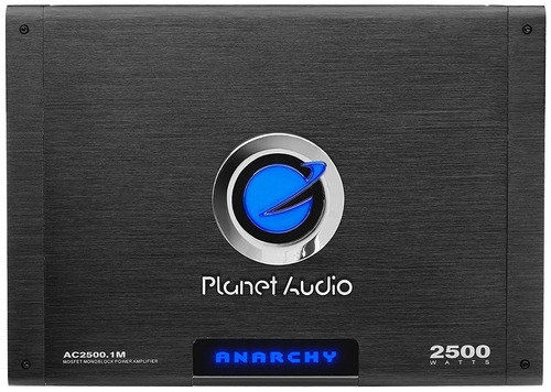Planet Audio Ac2500.1m Anarchy 2500 Watt, 2/4 Ohm Stable