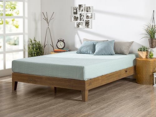 Cama De Plataforma De Madera De Lujo  De 12 Pulgadas