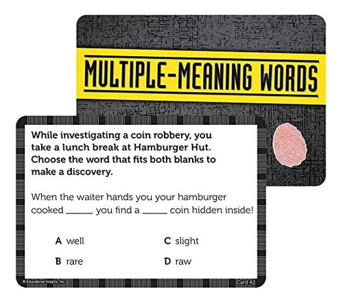 Juego Educativo De Vocabulario Super Sleuth