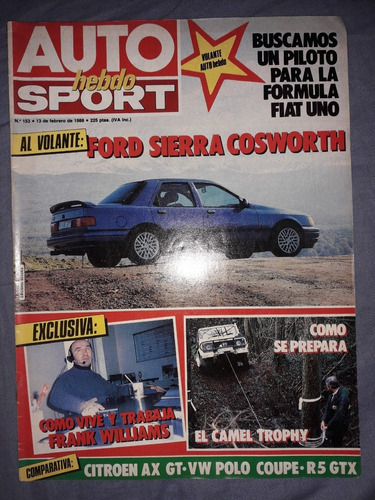 Revista Auto Hebdo Sport Nro 153 (españa)