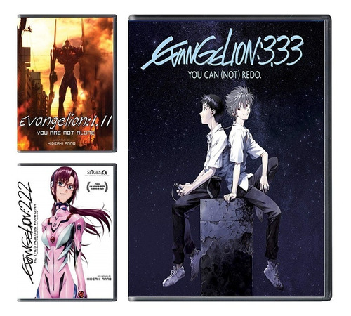 Evangelion 1.11 2.22 3.33 Trilogia Pelicula Envio Gratis Dvd