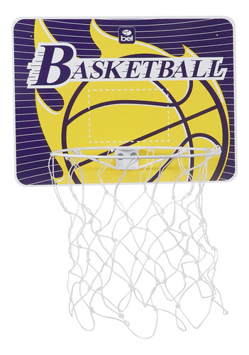 Tabela De Basquete Com Aro E Rede Rx 59 X 44 Cm Belfix