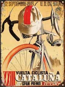 Chapa Publicidad Antigua Bicicleta Bici Catalunia 1943 Y241