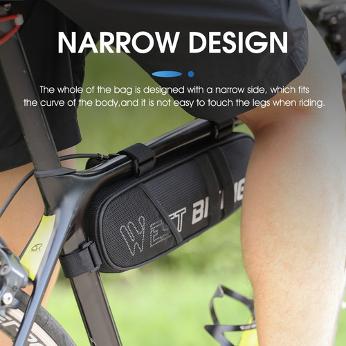 Bolsa Triangular Impermeable 13l Para Cuadro De Bicicleta