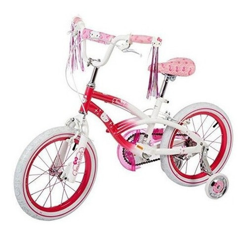 Dynacraft Hello Kitty Girls Bmx Street Bike 16 , Rosa / Blan