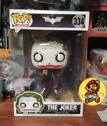 Imagen 2 de 4 de Funko Pop Joker Dc Tamaño Grande Original Envío Gratis