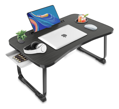 Lap Laptop Desk, Portátil Plegable Laptop Cama Mesa Ca...