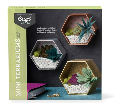 Kit De Terrarios De Plantas Mini - Compatible Con Adultos Y 