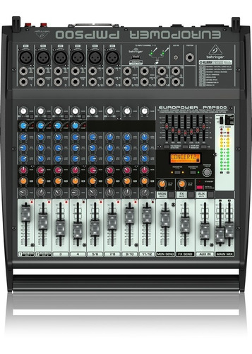 Behringer Pmp500 Consola Potenciada 12 Canales 500 Watts