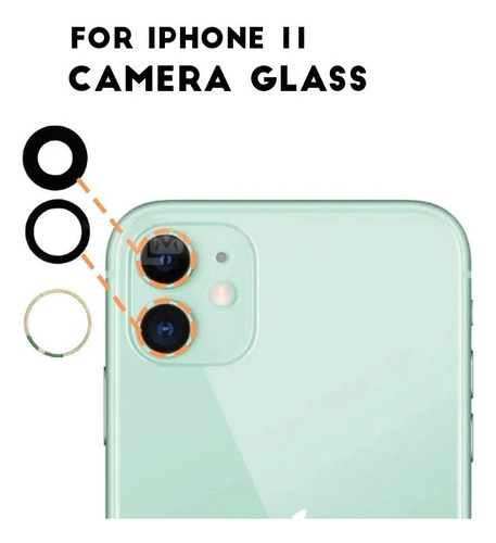 Mica Lente Visor Camara Trasera Apple iPhone 11 Original 