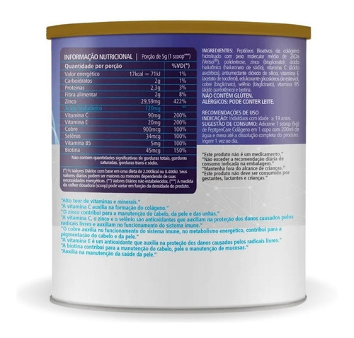 Colágeno Verisol Com Ácido Hialu 200g Sem Sabor Clinicmais