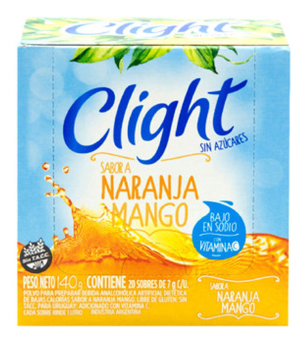 Jugo Clight Naranja Mango X20 Unidades Suchinasa