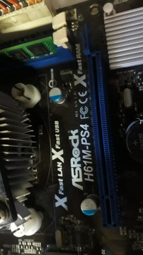 Desktop I3 3ª Asrock 1155 Ssd 240gb Mb Dd3 8gb Fonte 500w