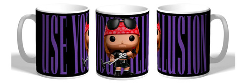 Taza Axl Rose Guns N Roses De Plástico.