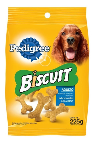 Pedigree Biscuit Snack Para Perros Adultos De 225g