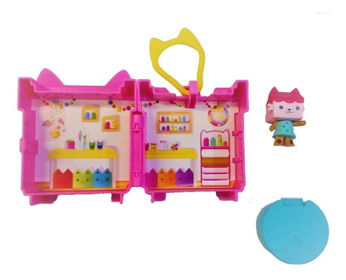 Gabby Dollhouse - Baby Box Cat Miniset De Juego Con Clip