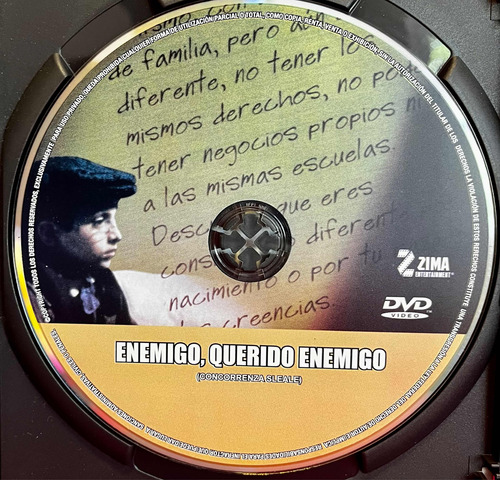Película Original Dvd Enemigo, Querido Enemigo Nacional 1a E (Usado)