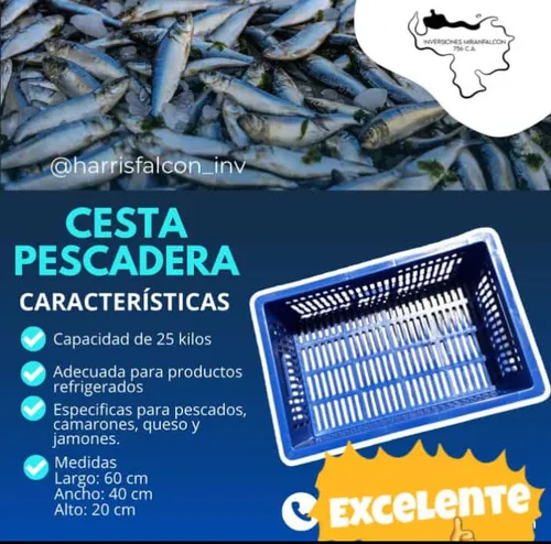 Cestas Pescaderas De 25 Kilos