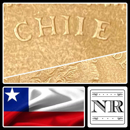 Chile - 50 Pesos - Año 2008 - Cobre - Error Chiie