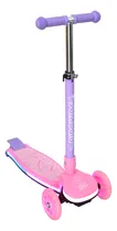 Comprar Monopatin Plegable Con Luces Regulable Color Rosa Luminoso