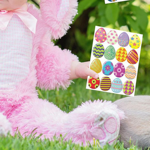 Calcomanías Autoadhesivas De Pegatinas De Huevos De Pascua