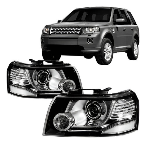 Par Farol Freelander 2 2006 A 2013 D3s C/ Led Crom. 12 Pinos