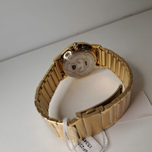 Relógio Technos Masculino Slim Dourado - 6p25bz/1k Bisel Prata