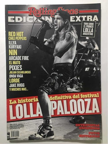 La Historia De Lolla Palooza, Rolling Stone, Edición Extra