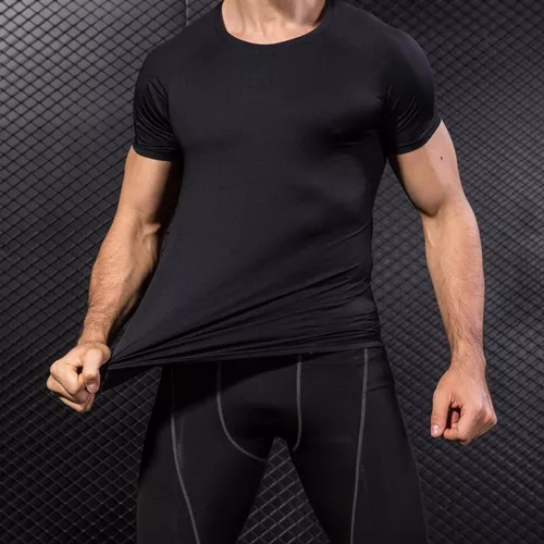 Camiseta Academia Treino Esportes Dry Fit Masculina Lisa