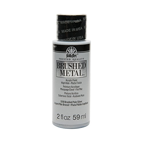 Pintura De Metal Cepillada Colores Surtidos 2 Oz Plata ...