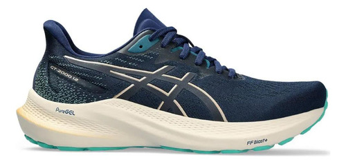 Tenis Asics Gt 2000 12 Corrida Azul E Verde