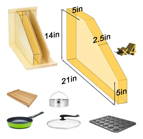 Divisor De Bandeja Td3 Bandeja Vertical De Madera Divisor Or