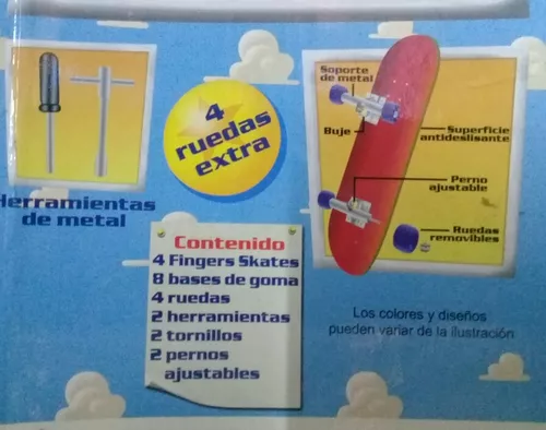 Skate De Dedo Com 4 Peças Havan Toys - HBR0579