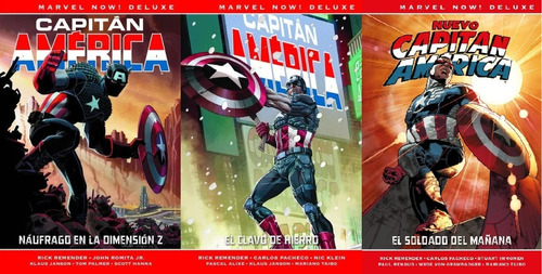 Panini España Marvel Now! Dlx Capitan America Remender 1 A 3