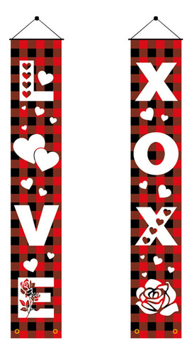 Cartel K Para El Día De San Valentín, Pórtico, Cortina Para