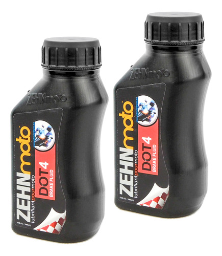 Liquido De Freno Sintético Zehnmoto Dot 4 250ml (2 Piezas)