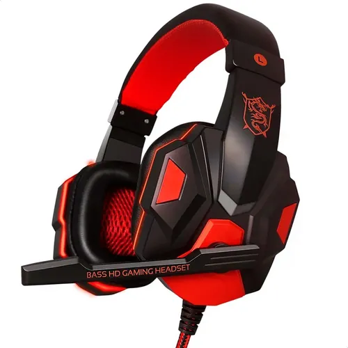 Auriculares Gamer Pc Profesional Luces Led Microfono Gaming